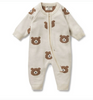 Beary Cute Organic Knitted Jacquard Growsuit. Beary Cute Organic Knitted Jacquard Growsuit.