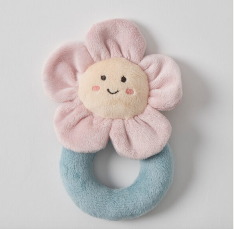 Plush Flower Rattle