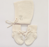 Fledge & Thread Bonnet & Bootie Set. Fledge & Thread Bonnet & Bootie Set.