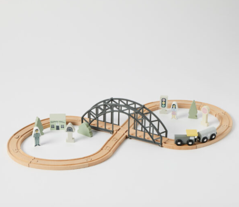 Wooden Train Set.