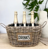 Rattan Drinks Cooler. Rattan Drinks Cooler.