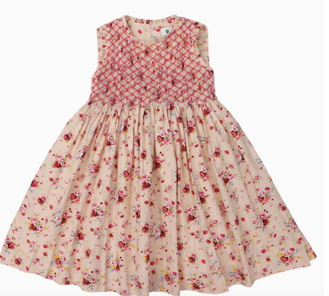 Korango Smocked Floral Dress
