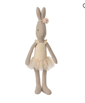 Maileg Rabbit in Ballet Suit & Skirt - Size 1.