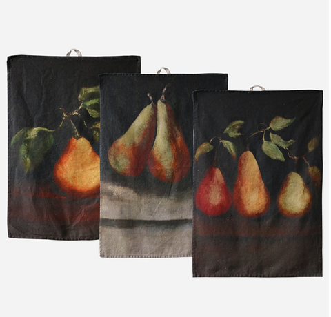 Linen Tea Towels - Raphael vintage