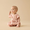 Strawberry Kisses Organic Crinkle Dress Strawberry Kisses Organic Crinkle Dress