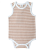 Fibre for Good Stripe Sleeveless Bodysuit - LY008STP Fibre for Good Stripe Sleeveless Bodysuit - LY008STP