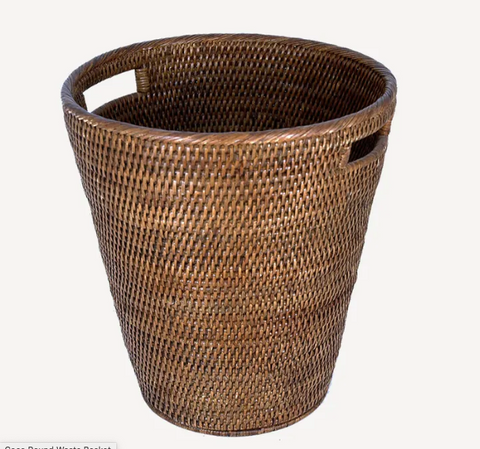 Coco Rattan Waste Basket