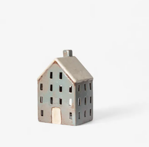 Alsace Tea Light Chalet Blue (YA0042)