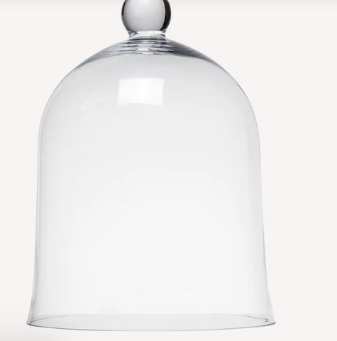 Straight Side Glass Cloche Cover