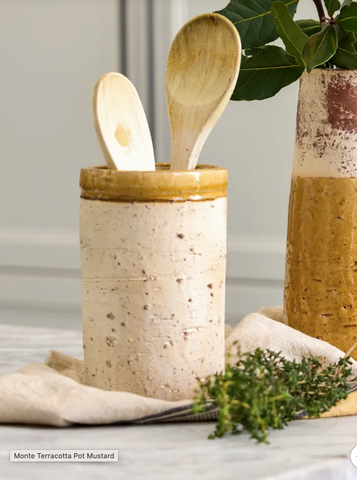 Monte Terracotta Pot Mustard