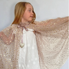 Gold Heart Print Cape Gold Heart Print Cape
