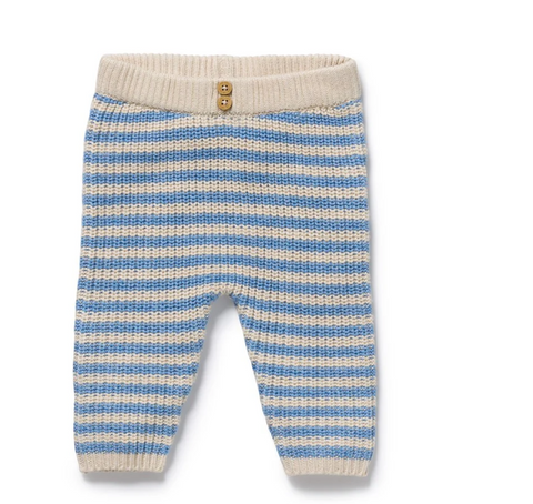 Wilson and Frenchy Frosted Blue Stripe Legging
