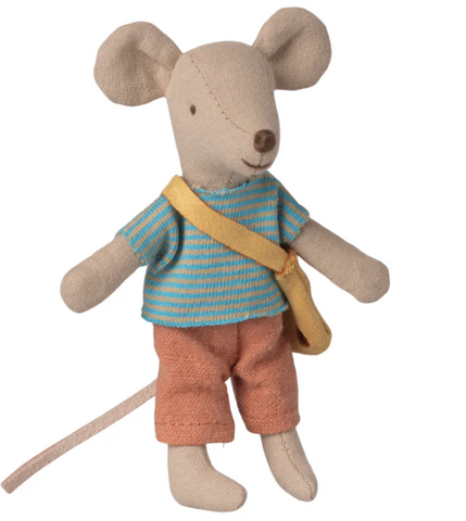 Maileg Little Brother Mouse with Bag