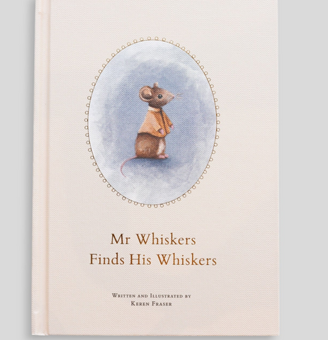 Fledge & Thread Hardcover Book - Mr Whiskers.