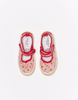 Walnut - Mary Jane Bow - Strawberry fields Canvas. Walnut - Mary Jane Bow - Strawberry fields Canvas.