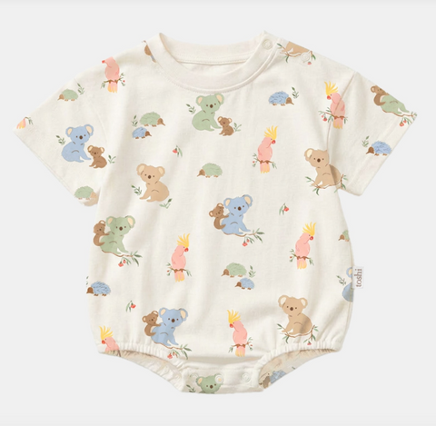 Toshi Onesie Short Sleeve Bubble Arcadia.