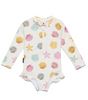 Crywolf Long Sleeve Swimsuit - Shell. Crywolf Long Sleeve Swimsuit - Shell.