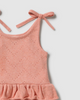Wilson & Frenchy Petal Pink Pointelle Playsuit Wilson & Frenchy Petal Pink Pointelle Playsuit