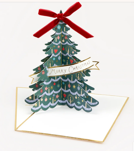 Meri Meri Decorated Christmas Tree Card