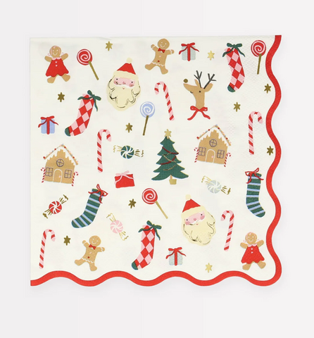 Jolly Christmas Large Napkins