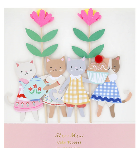 Meri Meri Kitten Club Cake Toppers