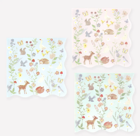 Little Animals Large Napkins