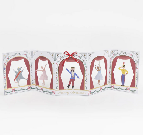 Meri Meri New York City Ballet Concertina Christmas Card