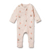Peaches Organic Pointelle Zipsuit Peaches Organic Pointelle Zipsuit