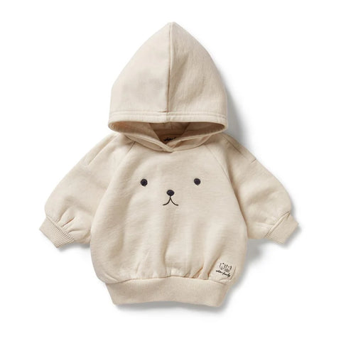 Wilson and Frenchy Hooded Sweat Top - Oatmeal