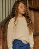 Girls Emma Jumper - Almond Girls Emma Jumper - Almond