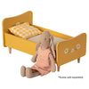 Maileg Wooden Bed Mini Yellow Maileg Wooden Bed Mini Yellow