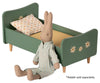 Maileg Wooden Bed Mini Green Maileg Wooden Bed Mini Green