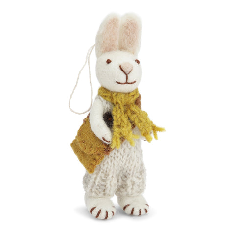 Gry & Sif - Bunny White Ochre Scarf, pants & bag - 20713.