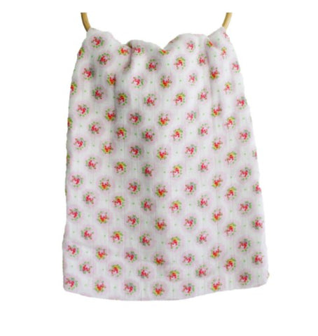 Floral Medallion Cotton Muslin Swaddle