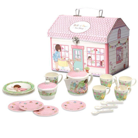 Belle & Boo 19 pce House Box Tea Set