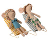 Maileg Beach Chair Set Mouse Maileg Beach Chair Set Mouse