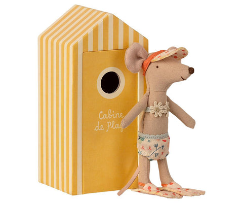 Maileg Beach Mouse Big Sister in Cabin