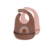 Oyoy Bib Rainbow (Pack of 2) - Brown