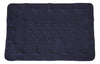 Cot Quilt & Pillow Set (Straight) - Navy