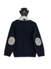 Navy Florence Jumper with Liberty Patches Navy Florence Jumper with Liberty Patches