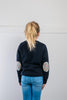 Navy Florence Jumper with Liberty Patches Navy Florence Jumper with Liberty Patches