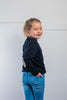 Navy Florence Jumper with Liberty Patches Navy Florence Jumper with Liberty Patches