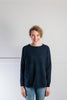 Bow & Arrow Navy Swing Jumper with Tan Patches Bow & Arrow Navy Swing Jumper with Tan Patches