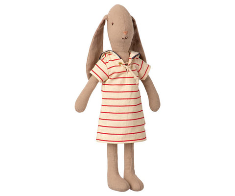 Maileg Bunny Size 2 in Striped Dress