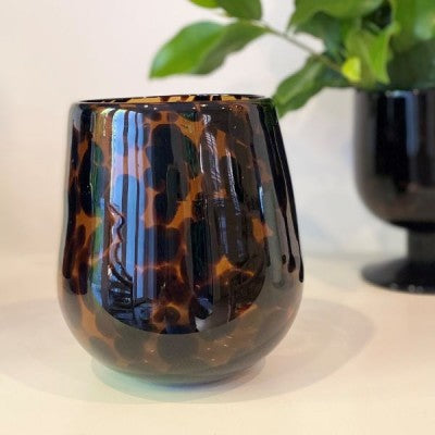 Tortoise Shell Vase - Tealight
