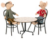 Maileg Dining Table with 2 Chairs. Maileg Dining Table with 2 Chairs.