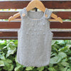 Hand Knitted Alpaca Baby Romper - Grey Hand Knitted Alpaca Baby Romper - Grey