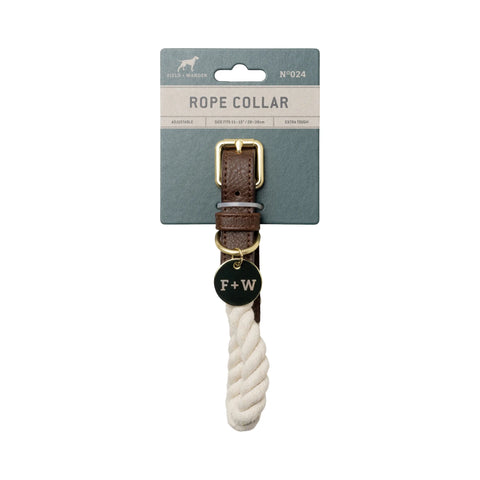 Field & Wander - Dog Collar (Small Cream)