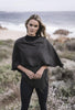 Humidity Lifestyle Fringed Wrap - Charcoal Humidity Lifestyle Fringed Wrap - Charcoal