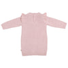 Cable Knit Frill Dress - Blush Pink Cable Knit Frill Dress - Blush Pink